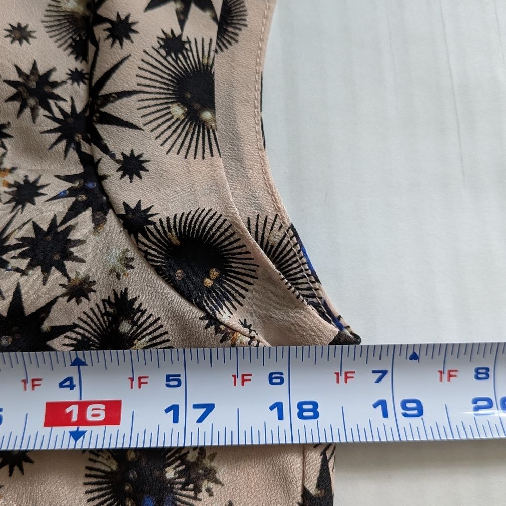 MCM Starburst Pattern Sleeveless Blouse by The Limited Small - Picture 8 of 11